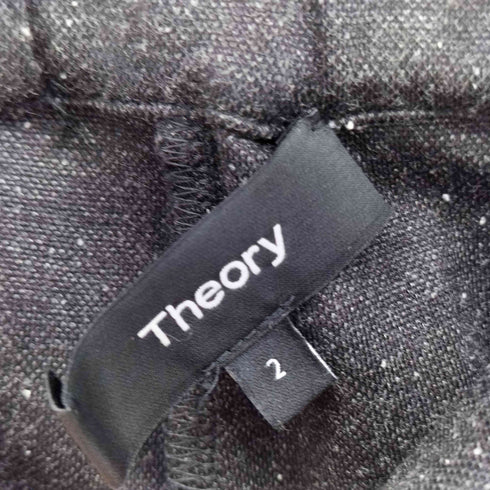 セオリー theory MELANGE POINTE TALBERT ウール メランジ プルオン ワイドパンツ レディース JPN:2