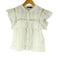ザラ ZARA レースフリルブラウス レディース import:M