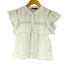 ザラ ZARA レースフリルブラウス レディース import:M