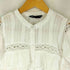 ザラ ZARA レースフリルブラウス レディース import:M