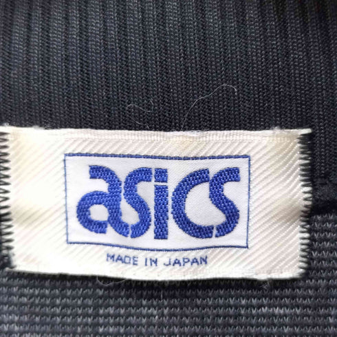 アシックス ASICS 80S ロゴ刺繍 2ストライプ トラック ジャケット メンズ