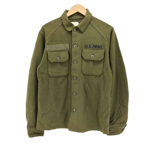 ユーエスアーミー U.S. ARMY 70s 77年会計 OG-108 ウールフィールドシャツ ジャケット メンズ import:S