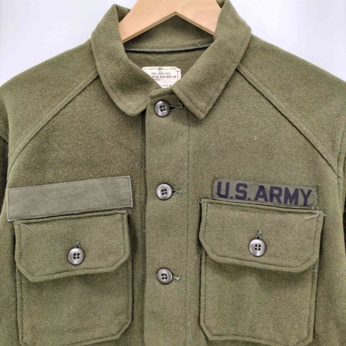 ユーエスアーミー U.S. ARMY 70s 77年会計 OG-108 ウールフィールドシャツ ジャケット メンズ import:S