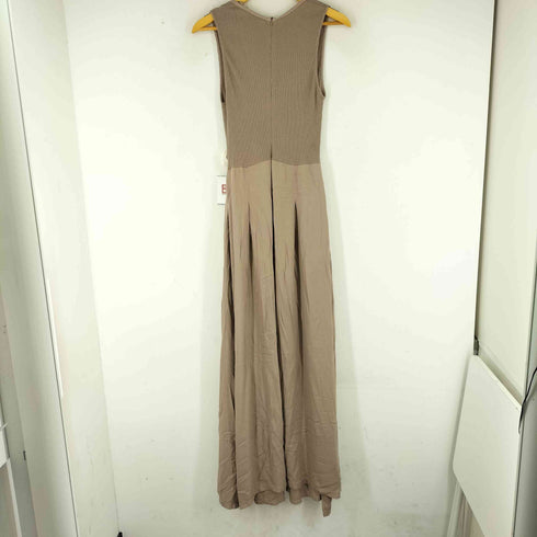 ザラ ZARA ニット切替 ワンピース レディース import:M