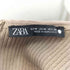 ザラ ZARA ニット切替 ワンピース レディース import:M