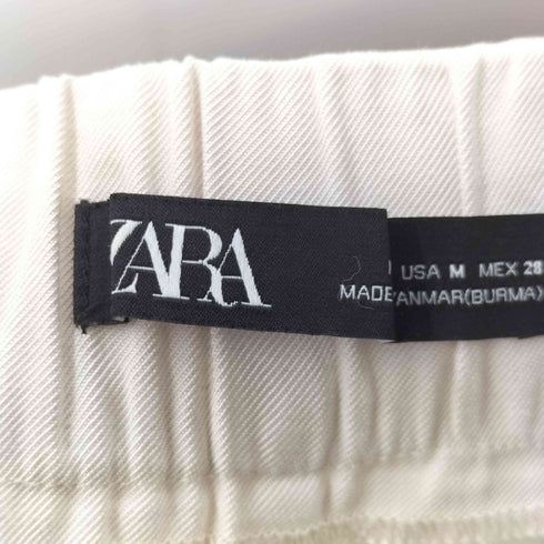 ザラ ZARA 斜めデザイン ワイドパンツ レディース JPN:M