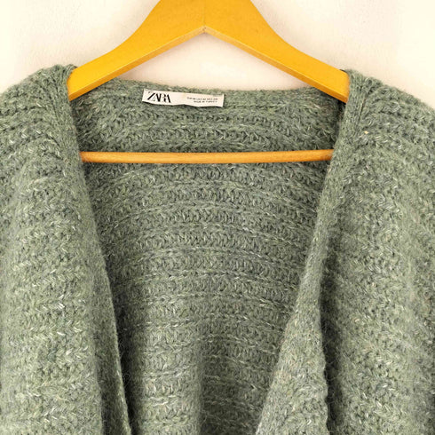 ザラ ZARA クロップド カーディガン レディース import:M