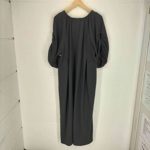 ウィルフリー willfully hole gather sleeve front tab 2way ホール ギャザースリーブ フロント ツーウェイ ワンピース レディース FREE