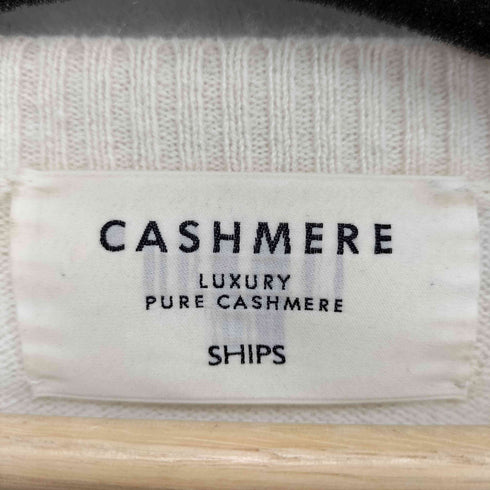シップス SHIPS カシミヤ100 アシンメトリーデザイン 長袖ニット レディース