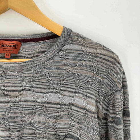 ミッソーニ MISSONI 総柄ニット メンズ 54