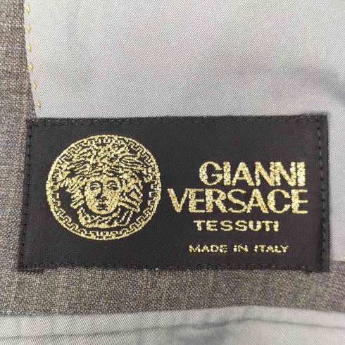 ジャンニヴェルサーチ GIANNI VERSACE tessuti 2Bシングルテーラードジャケット メンズ