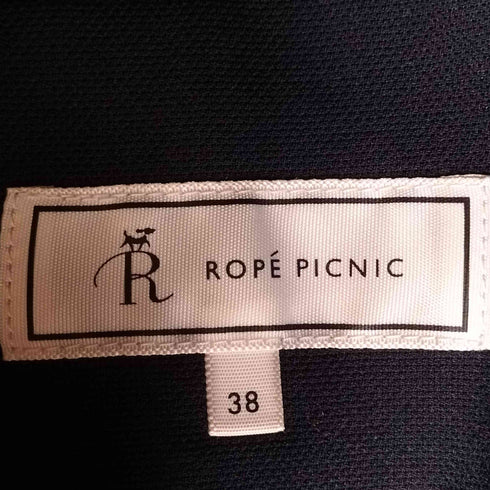 ロペピクニック Rope Picnic 金釦 紺ブレ サラサラゴールドボタンショート丈ジャケット レディース JPN:38