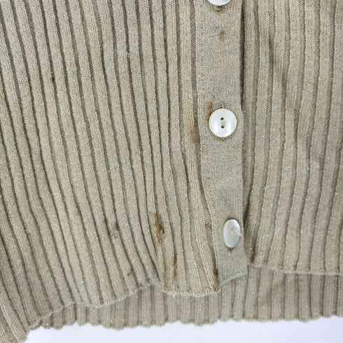 ジョンストンズオブエルガン johnstons of elgin ラメ入りカシミヤカーディガン レディース