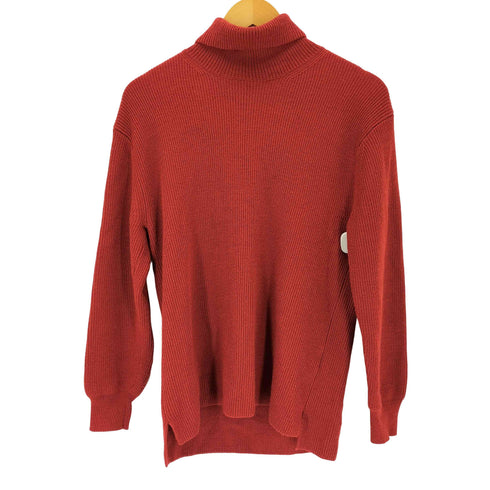 ユナイテッドアローズグリーンレーベルリラクシング UNITED ARROWS green label relaxing カタアゼ 裾スリット タートルネックニット セーター メンズ L