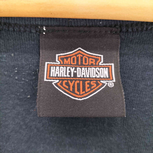 ハーレーダビッドソン HARLEY-DAVIDSON MADE IN USA アメトラ プリントTシャツ Y2K レディース JPN:L