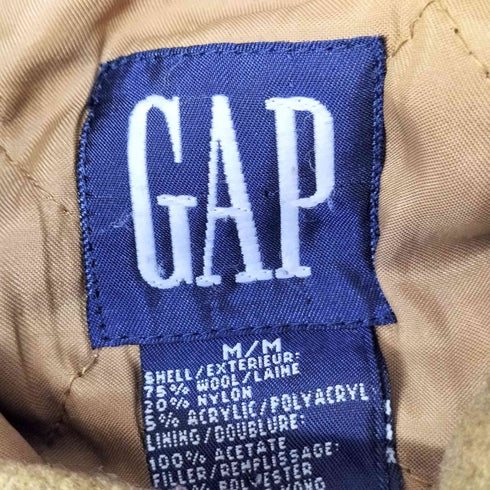 ギャップ Gap 90S OLD デカタグ フリースハーフコート メンズ import:M
