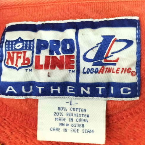 エヌエフエル NFL PRO LINE ロゴ 刺繍 クルーネック スウェット メンズ import:L