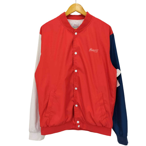 バドワイザー Budweiser NFL ロゴ プリント スタジアム ジャンパー メンズ import:L