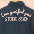 スタジオセブン STUDIO SEVEN ウール混 フラワー刺繍 ネルシャツ メンズ JPN:M