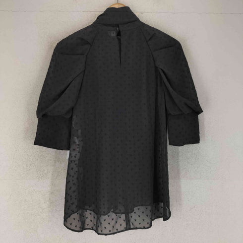 リリーブラウン Lily Brown ラグランオーガンザボウタイブラウス レディース ONE SIZE