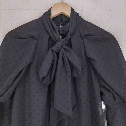 リリーブラウン Lily Brown ラグランオーガンザボウタイブラウス レディース ONE SIZE
