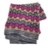 ミッソーニ MISSONI ウェーブ柄 ニットマフラー レディース