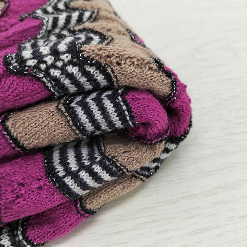 ミッソーニ MISSONI ウェーブ柄 ニットマフラー レディース