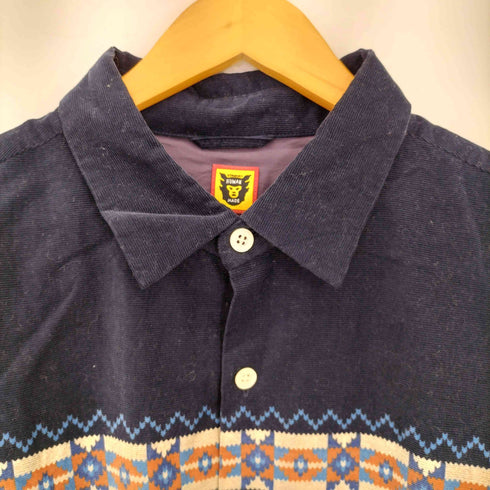 ヒューマンメイド HUMAN MADE 24aw Nordic Shirt Navy メンズ XXL