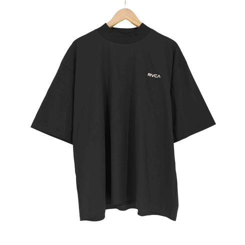 ルーカ RVCA ムラサキスポーツ別注 ラッシュガード UVケア バックプリント モックネックTシャツ 水陸両用ラッシュガード メンズ JPN:M