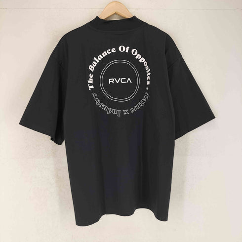 ルーカ RVCA ムラサキスポーツ別注 ラッシュガード UVケア バックプリント モックネックTシャツ 水陸両用ラッシュガード メンズ JPN:M