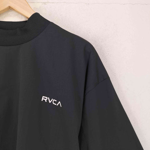 ルーカ RVCA ムラサキスポーツ別注 ラッシュガード UVケア バックプリント モックネックTシャツ 水陸両用ラッシュガード メンズ JPN:M