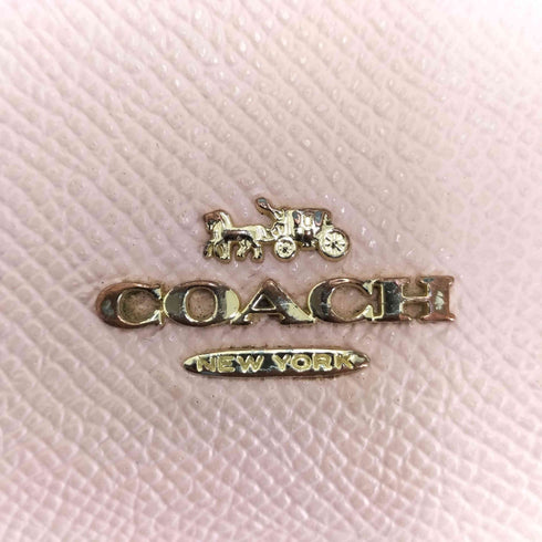 コーチ COACH PVC ロゴ 二つ折り 財布 レディース