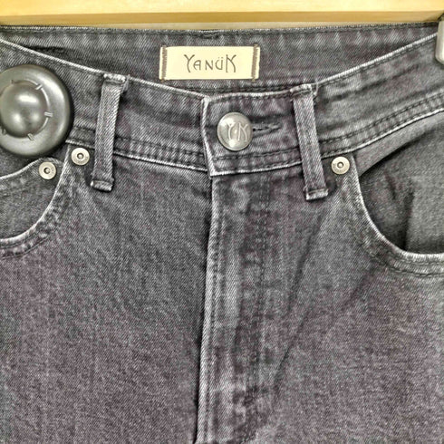ヤヌーク YANUK ワイドフレア デニムパンツ レディース 24