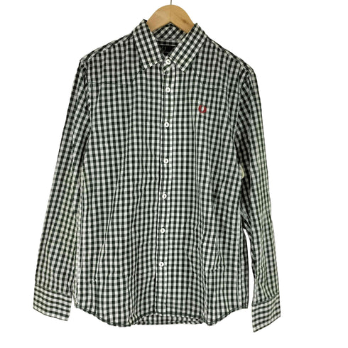 フレッドペリー FRED PERRY ギンガムチェック ロングスリーブシャツ メンズ JPN:L