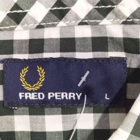 フレッドペリー FRED PERRY ギンガムチェック ロングスリーブシャツ メンズ JPN:L