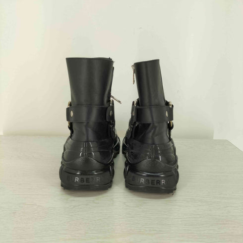 バーバリー BURBERRY Mallory マロリー TBロゴバックル レザー アンクルブーツ レディース EUR:38