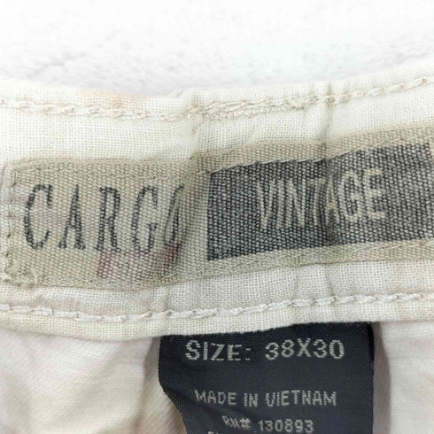 CARGO VINTAGE カーゴ ビンテージ コットン ワイド カーゴパンツ メンズ 38×30
