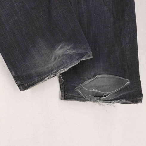 リーバイス Levis 569 ブラック デニムパンツ ボタン裏 449刻印 メンズ W33