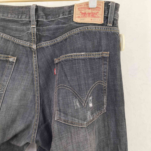 リーバイス Levis 569 ブラック デニムパンツ ボタン裏 449刻印 メンズ W33