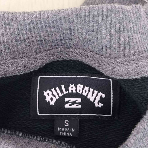 ビラボン BILLABONG ツートーン ロゴ刺繍クルーネックスウェット メンズ import:S