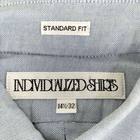 インディヴィジュアライズドシャツ individualized shirts STANDARD FIT プルオーバー BDシャツ メンズ 14 1/2