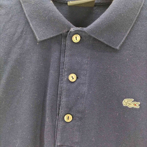 ラコステ LACOSTE 銀ワニ 刺繍 ストレッチ 鹿の子 ポロシャツ メンズ JPN:3