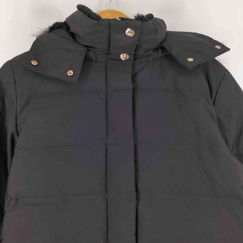 ザラ ZARA フードファー ダウンコート レディース import:L