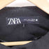 ザラ ZARA 金ボタン クロップド ノーカラー ジャケット レディース import:M