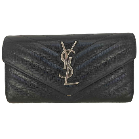サンローランパリ SAINT LAURENT PARIS カサンドラ モノグラム ラージフラップウォレット レディース