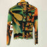 デシグアル Desigual 総柄 シアー メッシュ トップス レディース import:M