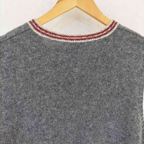 ジェイクルー J.CREW 90-00S 白タグ Vネック ウール ニット ベスト メンズ L