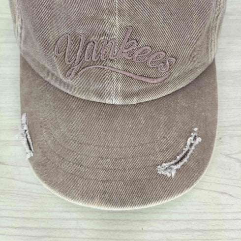 エムエルビーコリア MLB KOREA ビンテージベースボールCAP レディース FREE