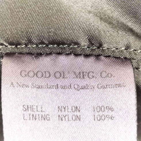 グッドオルアンドコー GOOD OL&CO 後染め ワッペン 裏地 サテン L-2B フライトジャケット メンズ