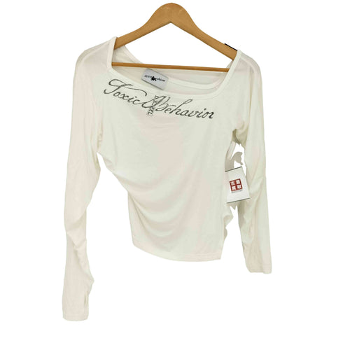 2000ARCHIVES TOXIC BEHAVIOR SHOULDER TOP レディース OS